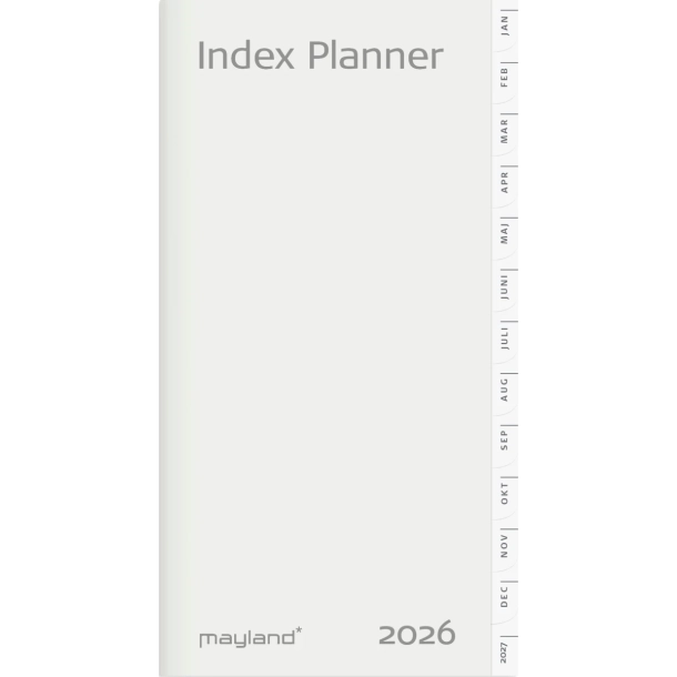 Mayland Index Planner mnedskalender REFILL 2026