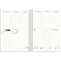 Mayland Doodle I A5 ugekalender 2026