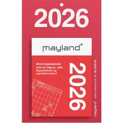 Mayland Lille afrivningskalender m/bagsidetekst 2026