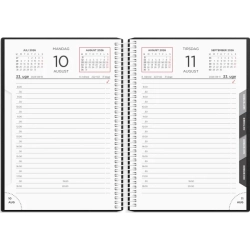 Mayland Dagkalender sort PP-plast 2026