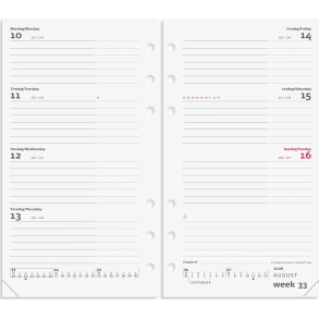 Mayland System PP International ugekalender tvrf. REFILL 2026