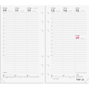 Mayland System PP ugekalender hjformat REFILL 2026