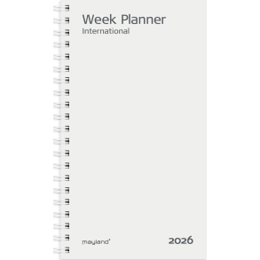 Mayland Week Planner International tvrformat REFILL 2026