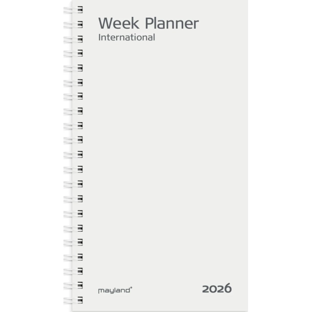 Mayland Week Planner International tvrformat REFILL 2026
