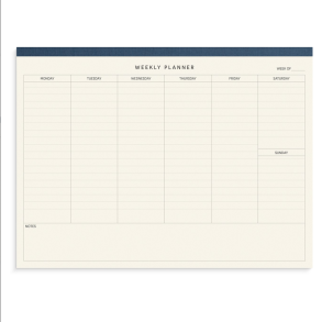 Mayland Weekly planner Textile
