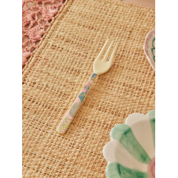 Melamin Kagegaffel - Lyserd - Flower Collage