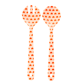 Rice, Melamin Salatbestik - Hearts