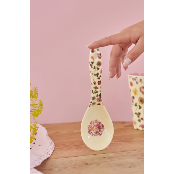 Melamin Salatske - Creme - Floras Dream Print