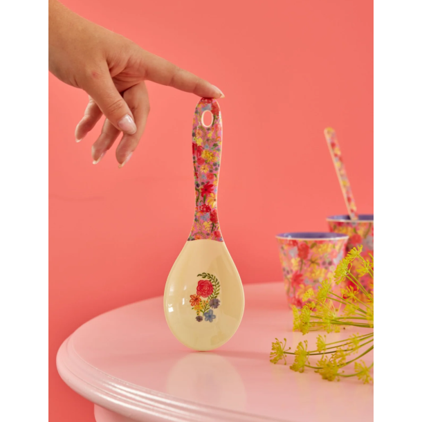 Melamin Salatske - Multifarvet - Swedish Flower Print