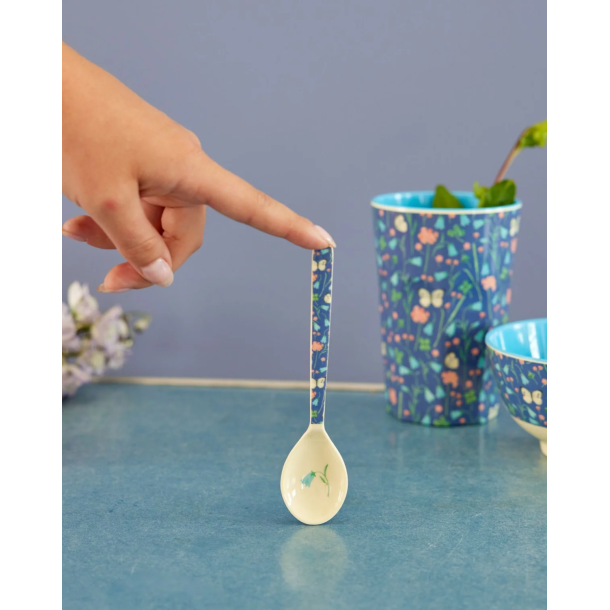 Melamin Teske - Navy Bl - Butterfly Field Print