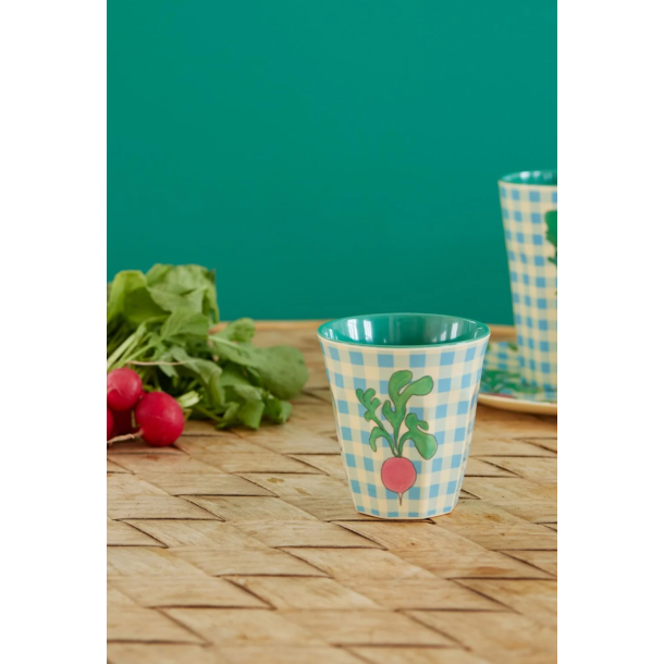 Mellem Melamin Kop - Bl - Ravishing Radish Print