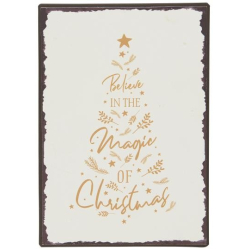 Metalskilt Believe in the Magic of Christmas 