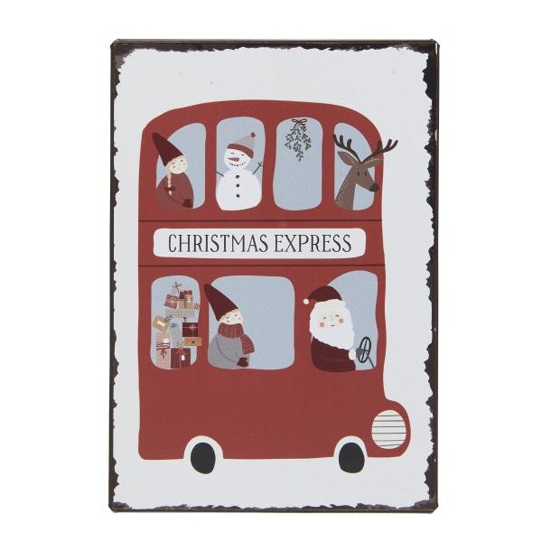 Metalskilt Christmas Express 