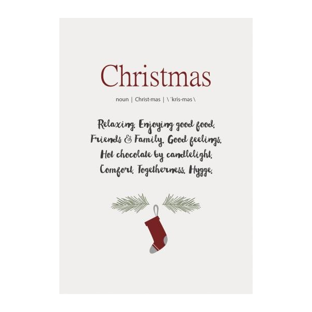 Metalskilt - Christmas