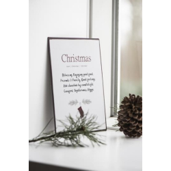 Metalskilt - Christmas