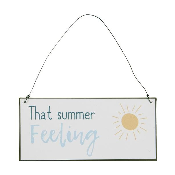 Metalskilt - That summer feeling