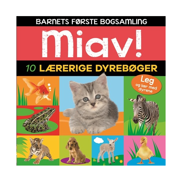 Miav - 10 lrerige dyrebger (Barnets frste bogsamling)