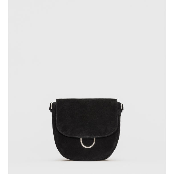 Mille Suede ∙ Black ∙ Silver/metal KUN ONLINE