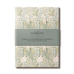 Mini notesbog, Morris & Co., Daffodil, St med 3, A6