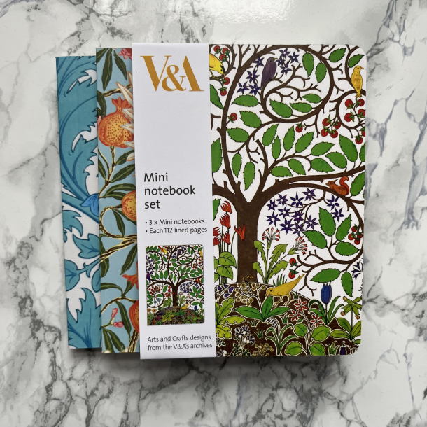 Mini notesbog, V&A, St med 3, A6