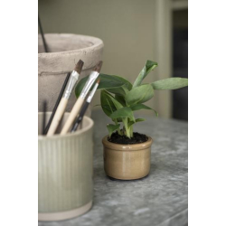 Mini skjuler, Hilda, krakeleret glasur, clay