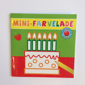 Minibog - Malebog m. lagkage