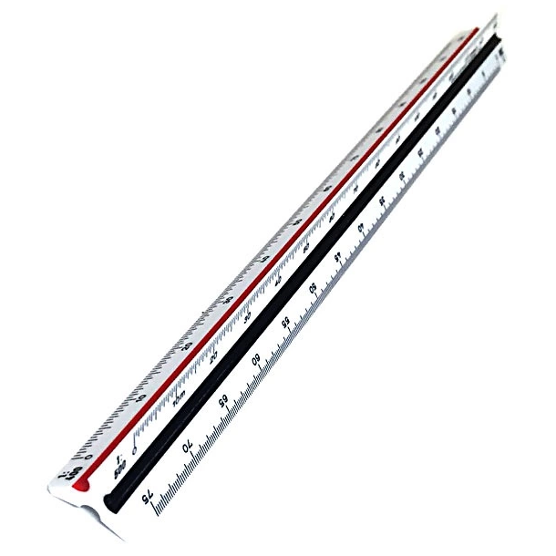 Mobius + Ruppert trekantet lineal