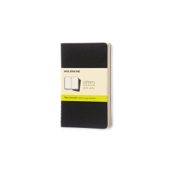 Moleskine, Cahiers Journal, 3 stk., blank, sort
