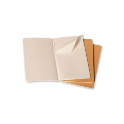 Moleskine, Cahiers Journal, 3 stk., stor, linieret, kraft