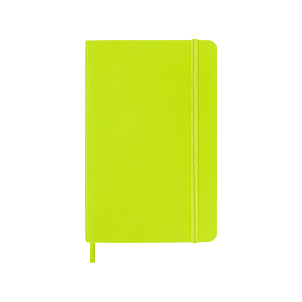 Moleskine Classic collection, blank, soft cover, 9x14cm, lime