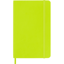 Moleskine Classic collection, linieret, soft cover, 9x14cm, lime