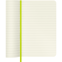 Moleskine Classic collection, linieret, soft cover, 9x14cm, lime