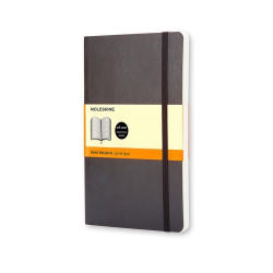 Moleskine Classic collection, linieret, soft cover, 9x14cm, sort