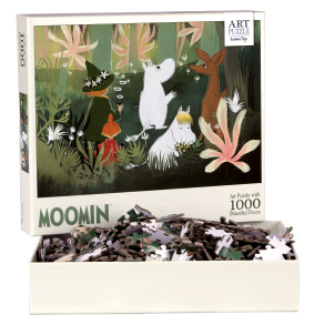 Mumi Art Puselspil, 1000 brikker, Grn