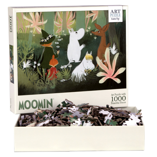 Mumi Art Puselspil, 1000 brikker, Grn