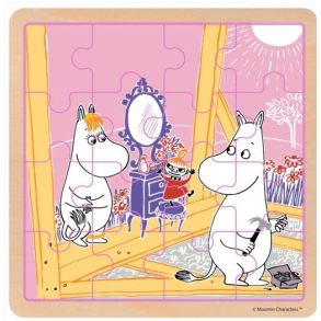 Mumi, Firkantet trpuslespil, Byggesjov, 16 brikker