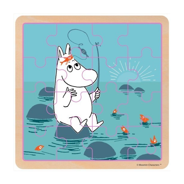 Mumi, Firkantet trpuslespil, Fiskeri, 16 brikker