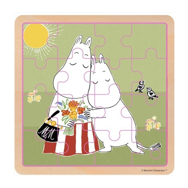 Mumi, Firkantet trpuslespil, Kram, 16 brikker