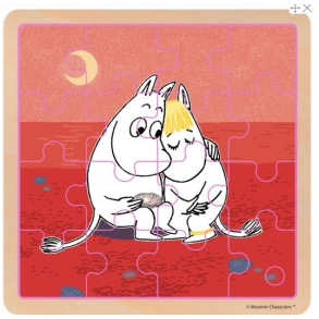 Mumi, Firkantet trpuslespil, Omsorgmsorg, 16 brikker