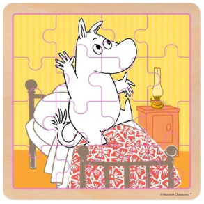 Mumi, Firkantet trpuslespil, Sengespring, 16 brikker