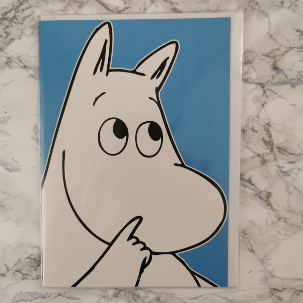 Mumi kort m. kuvert - Mumitrold 