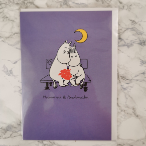 Mumi kort m. kuvert - Mumitrold & snorkfrken bnk