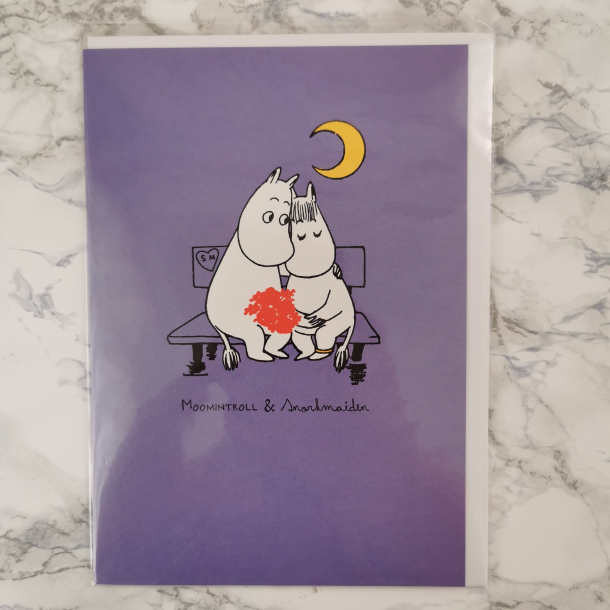 Mumi kort m. kuvert - Mumitrold &amp; snorkfrken bnk