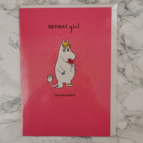 Mumi kort m. kuvert - Snorkfrken 