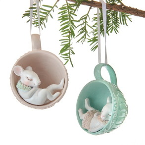 Mus i kop, poly., juleophng, turkis