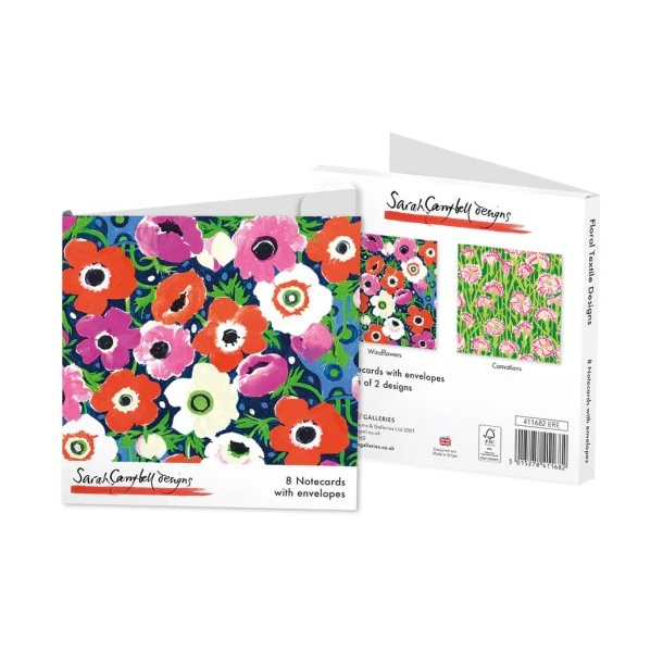 Museums and Galleries kortmappe med 8 dobbeltkort inkl. kuvert, Sarah Campbell Designs