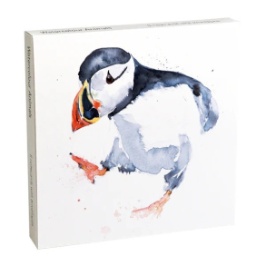 Museums and Galleries kortmappe med 8 dobbeltkort inkl. kuvert, Watercolour Animals by Syman Kaye