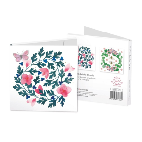 Museums & galleries Dee Hardwicke Florals kortmappe med 8 dobbeltkort inkl. kuvert