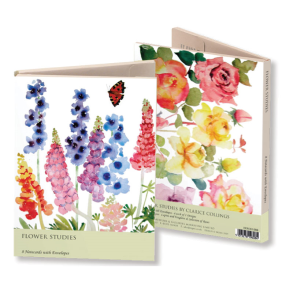 Museums & Galleries dobbeltkort, Flower Studies, 8 stk.