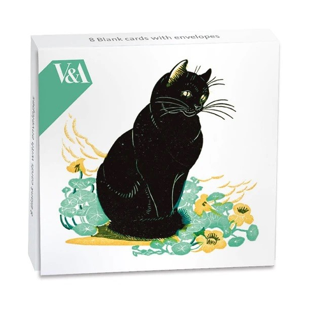 Museums &amp; Galleries dobbeltkort, Lucky Cat, 8 stk.